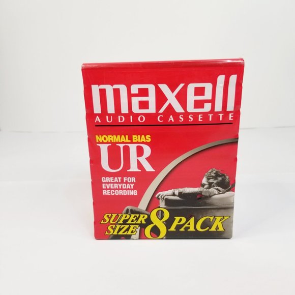 Maxell UR60 8 Pack 60 Minutes Normal Bias - Picture 2 of 7